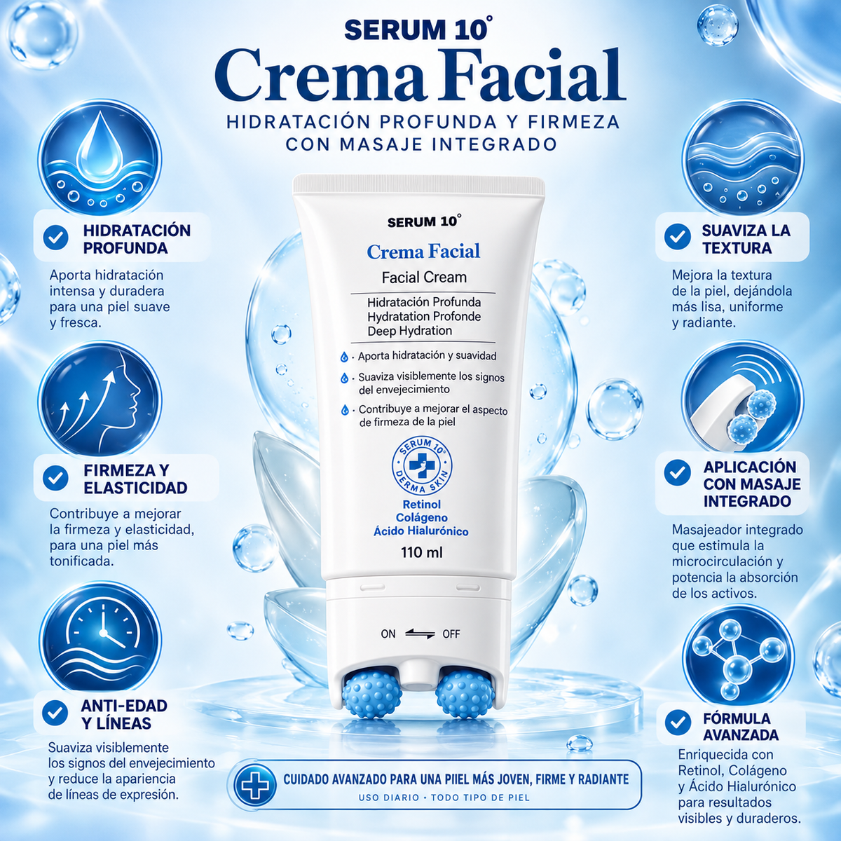 ✨ SERUM 10° CREMA REAFIRMANTE DE CUELLO: EL CUIDADO DE TU PIEL NO TERMINA EN EL ROSTRO