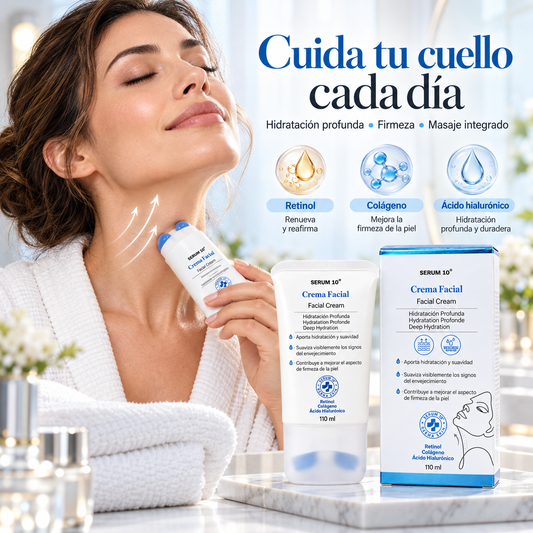 ✨ SERUM 10° CREMA REAFIRMANTE DE CUELLO: EL CUIDADO DE TU PIEL NO TERMINA EN EL ROSTRO